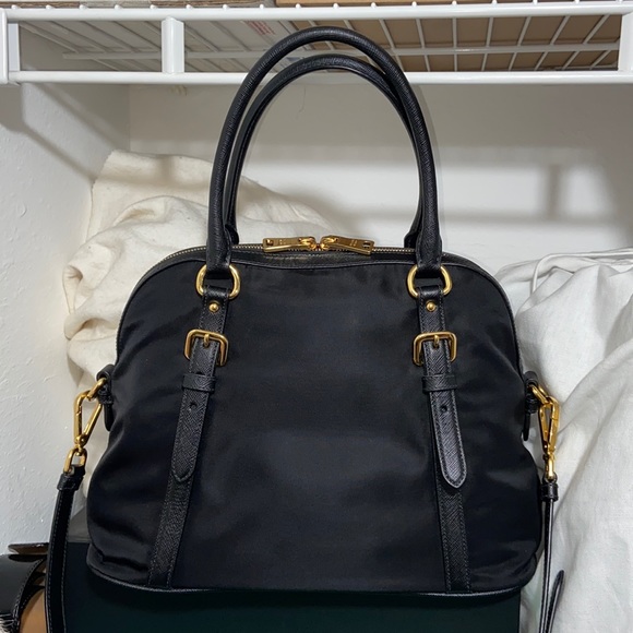 ❤️TRADED❤️Prada Bauletto Tessuto Saffiano 1BB013 - Picture 4 of 17